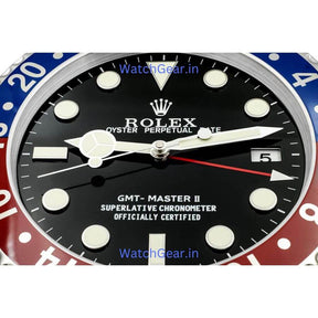 Rolex GMT Master II 'PEPSI' Wall Clock