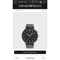 emporio armani ar11243 chronograph watch