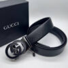 gucci black belt for men