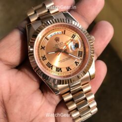 Rolex Datejust Full Rose Gold Watch