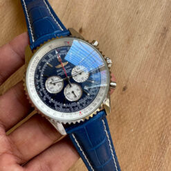 Breitling Chrono Navitimer Blue Leather Watch