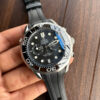 omega seamaster 300m full black rubber strap watch