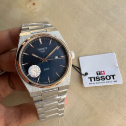 Tissot PRX Powermatic Blue Dial Steel Bracelet Watch