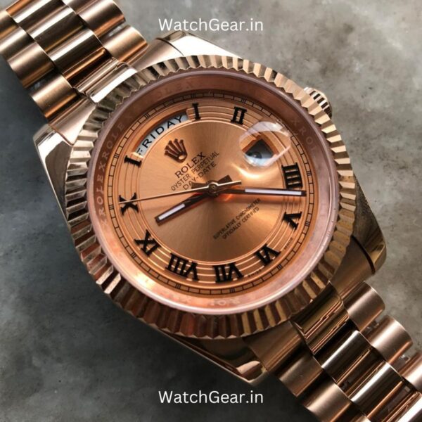 Rolex Datejust Full Rose Gold Watch - Image 2