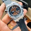 audemars piguet royal oak brown dial silver automatic watch 1