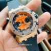 Audemars Piguet Royal Oak Orange Dial Rose Gold Automatic Watch