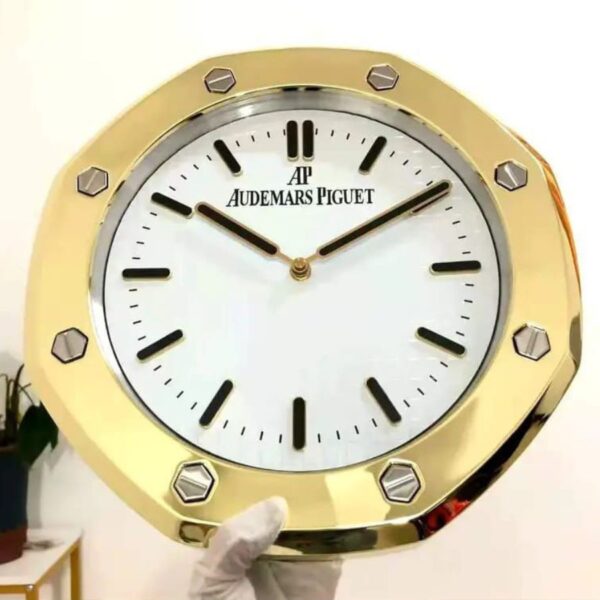 Audemars Piguet White Dial Gold Wall Clock