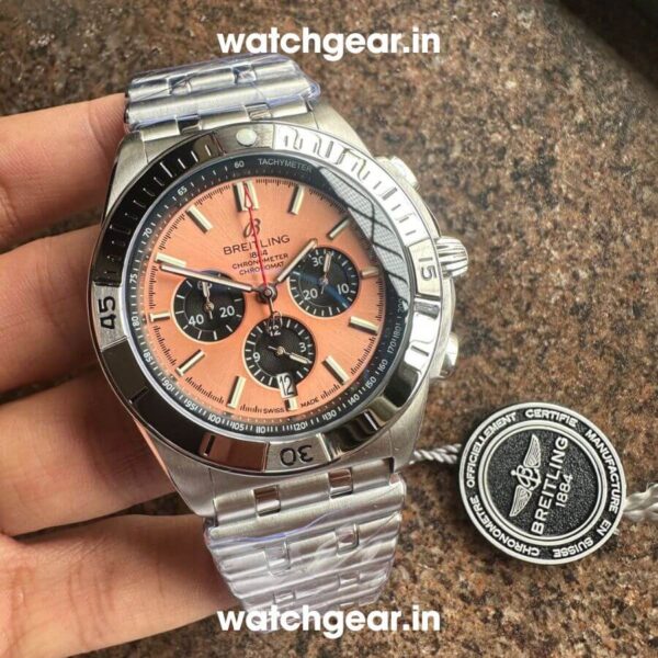 Breitling Chronomat Orange Dial Watch