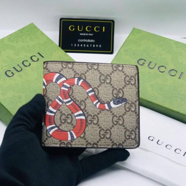 Gucci Snake Print Wallet