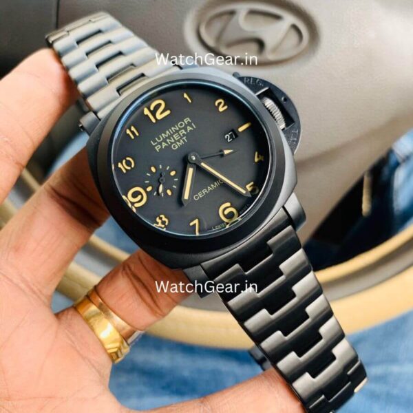 Luminor Panerai GMT Matte Black Automatic Watch