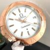 omega constellation white dial rose gold wall clock 2