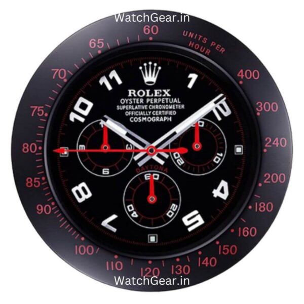 Rolex Daytona Black Dial 'Matte' Wall Clock