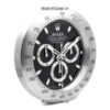 rolex daytona black dial silver wall clock 1