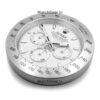 Rolex Daytona White Dial Silver Wall Clock