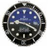 rolex deepsea sea dweller black blue dial wall clock