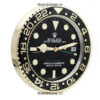Rolex GMT Master II Black Dial Golden Wall Clock