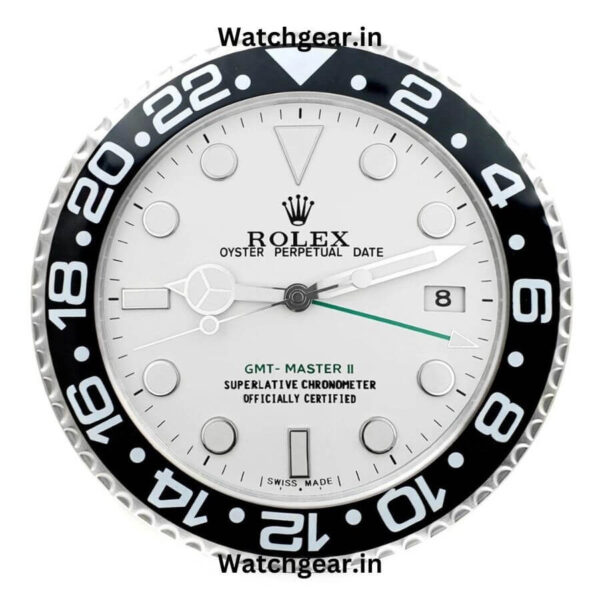 Rolex GMT Master II White Dial Wall Clock