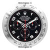 rolex paul daytona black dial silver wall clock 1