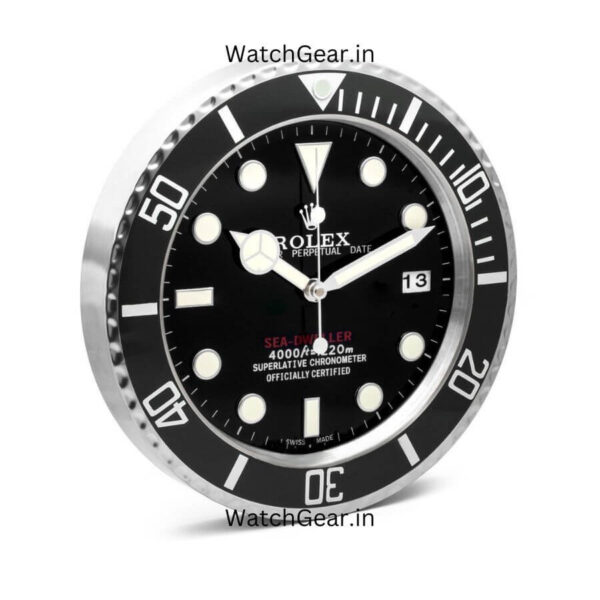 Rolex Sea-Dweller Black Wall Clock - Image 2