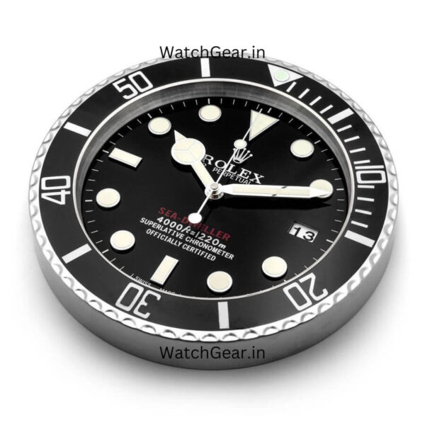 Rolex Sea-Dweller Black Wall Clock - Image 3