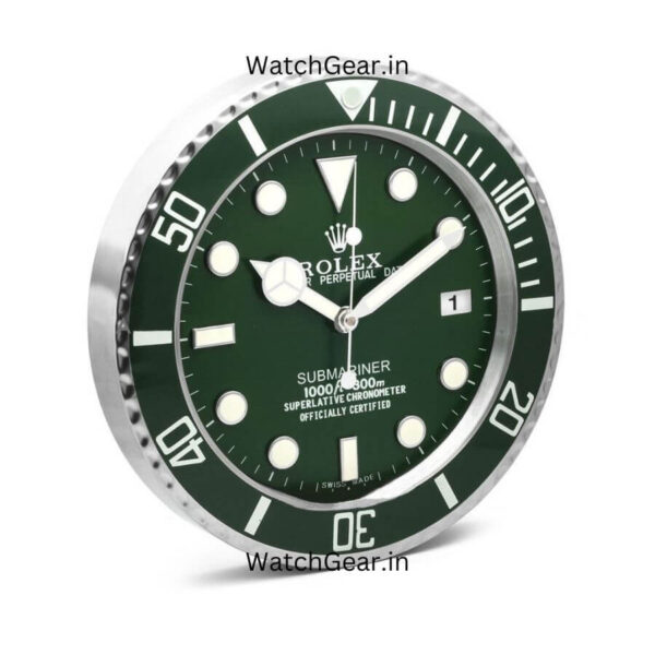 Rolex Submariner Full Green Wall Clock - Image 2