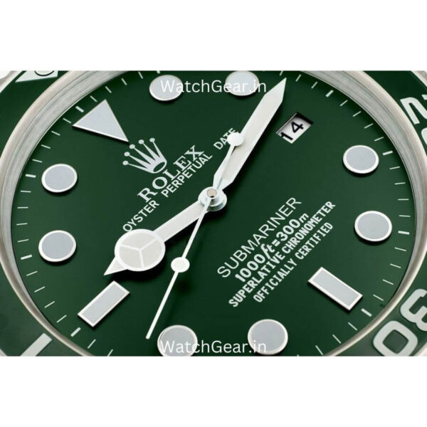 Rolex Submariner Full Green Wall Clock - Image 4