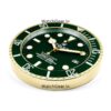 rolex submariner green dial golden wall clock 2