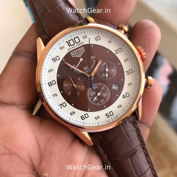 Tag Heuer Mikrograph Rose Gold Watch