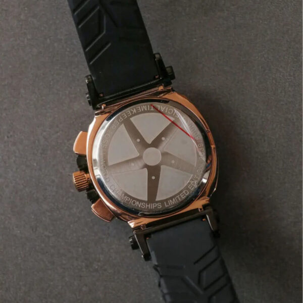 Tissot T-Race Black Dial Rose Gold Watch - Image 2