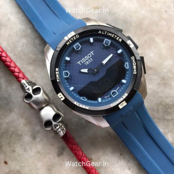 Tissot T-Touch Solar Blue Rubber Strap Watch