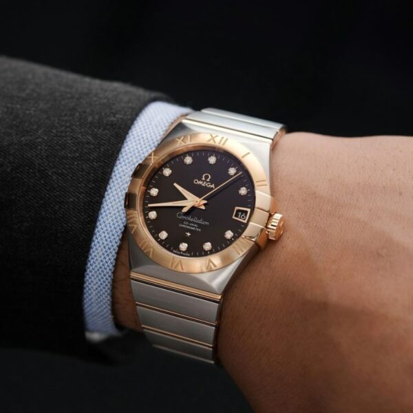 Omega Constellation Black Dial Automatic Premium Watch - Image 4