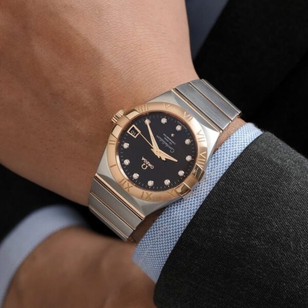 Omega Constellation Black Dial Automatic Premium Watch - Image 5