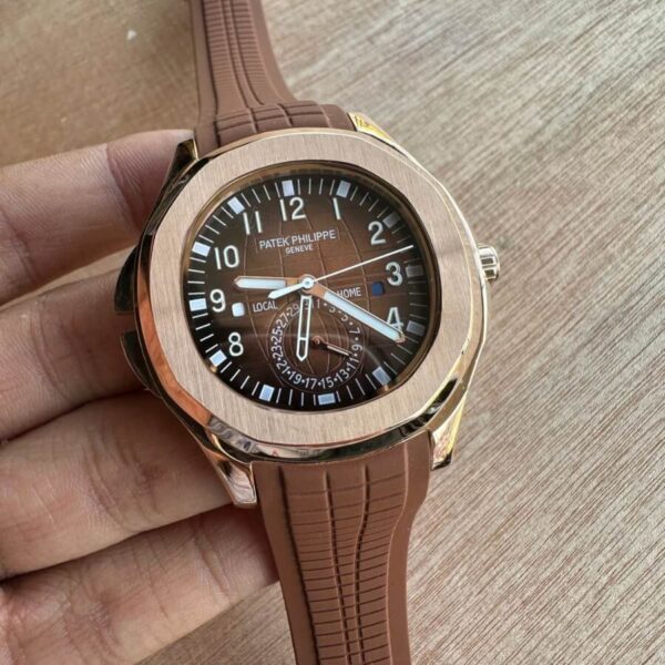 Patek Philippe Aquanaut Brown GMT Automatic Watch