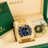 rolex submariner blue dial full gold automatic watch 2