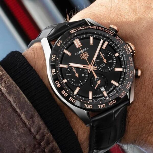 Tag Heuer Carrera Caliber Heuer 02 Chronograph Watch - Image 2