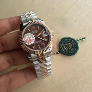 rolex-datejust-brown-dial-rose-gold-dual-tone-watch
