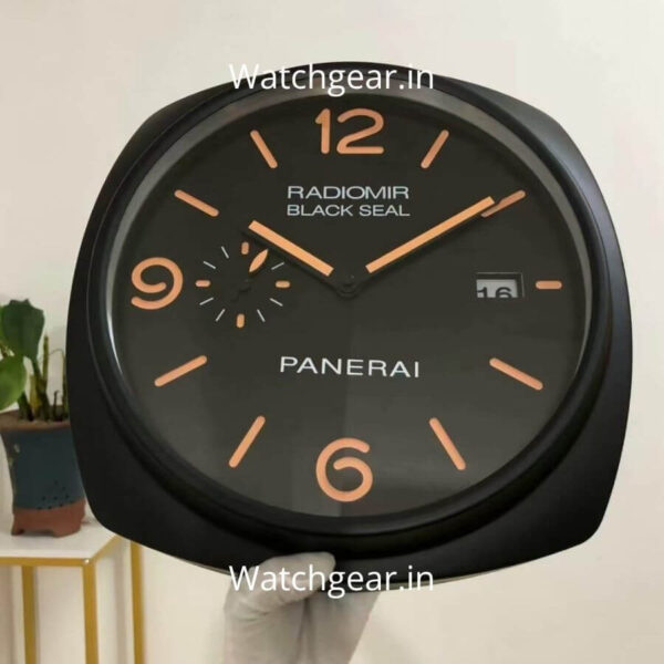 Panerai Radiomir Black Seal Full Black Matte Wall Clock