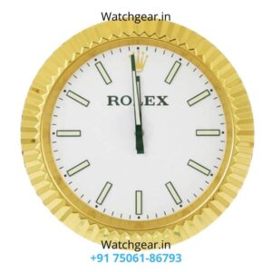 Rolex Datejust Formula 1 Edition Golden Wall Clock