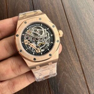Audemars Piguet Royal Oak Skeleton Rose Gold Watch