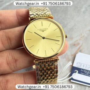 Longines La Grande Classique Yellow Gold 'SLIM' Watch