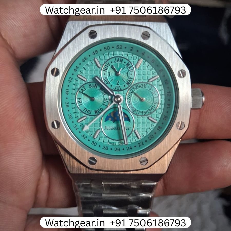 Patek Philippe Royal Oak Perpetual Calendar Tiffany Blue Automatic Watch