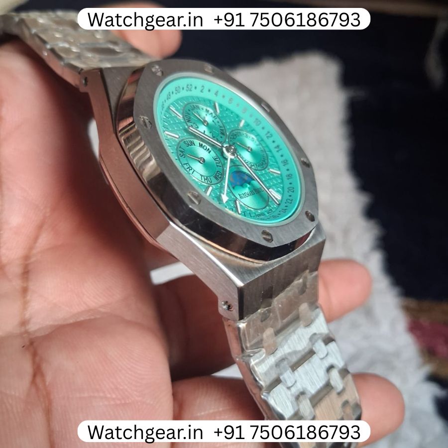 Patek Philippe Royal Oak Perpetual Calendar Tiffany Blue Automatic Watch