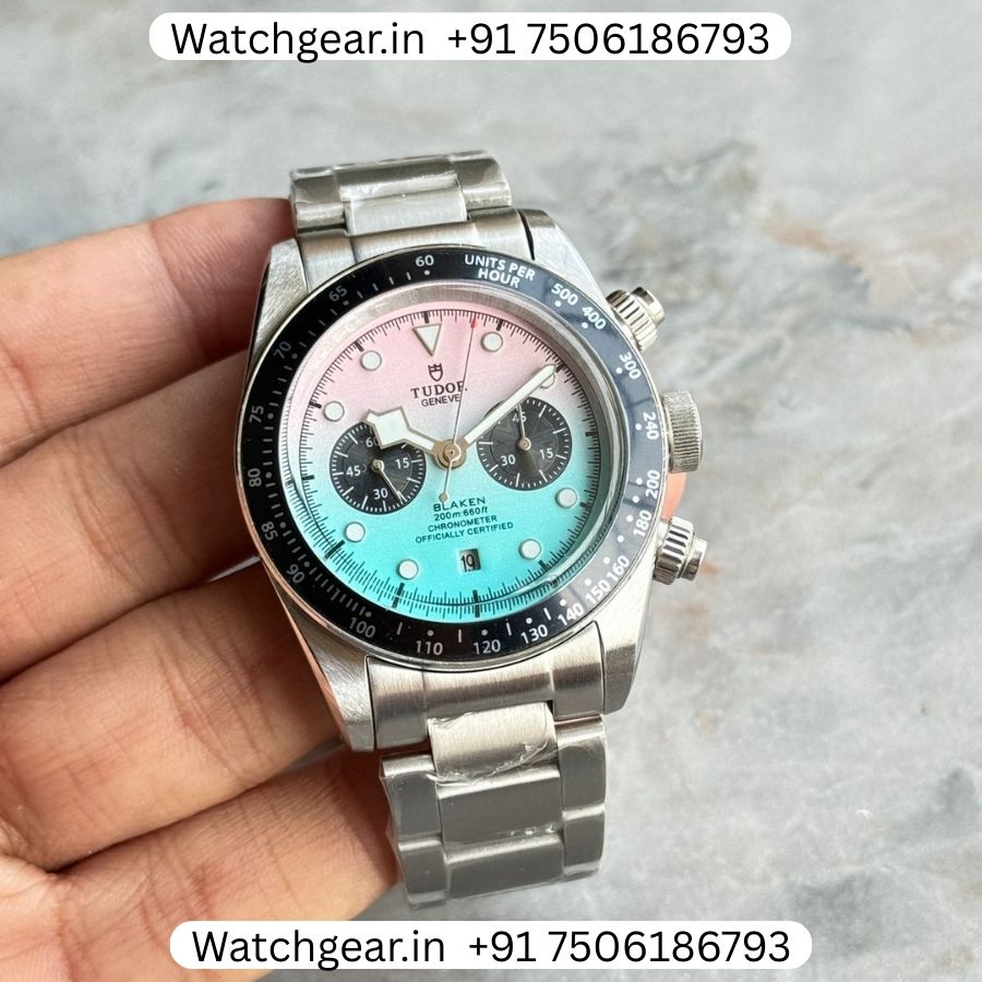 Tudor Black Bay Chrono Blue Flamingo Automatic Watch - Image 2